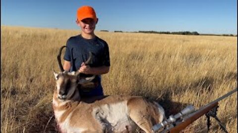 My First Antelope. Wyoming Youth Antelope Hunt. 2021