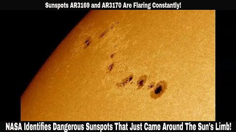 NASA Identifies Dangerous Sunspots That Just Came Around The Sun's Limb!