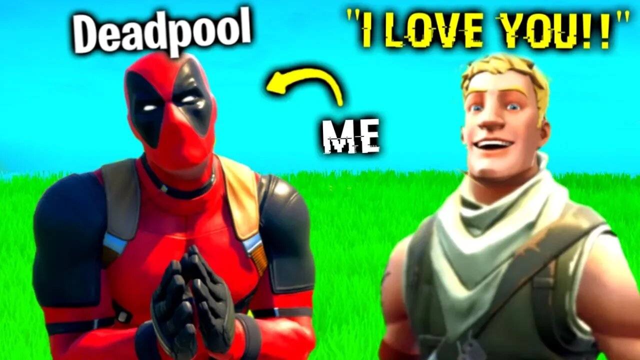 I Pretended To Be Deadpool In Fortnite