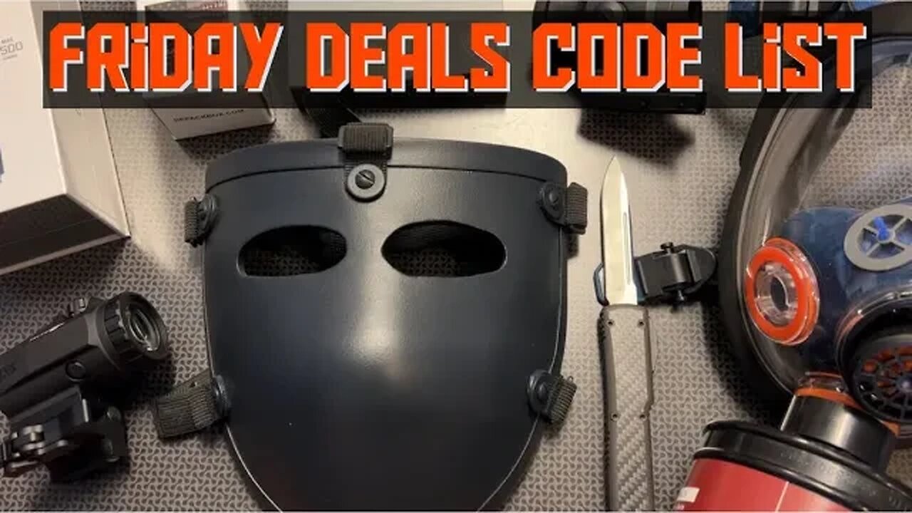 Friday Deal Alert - Complete Code List