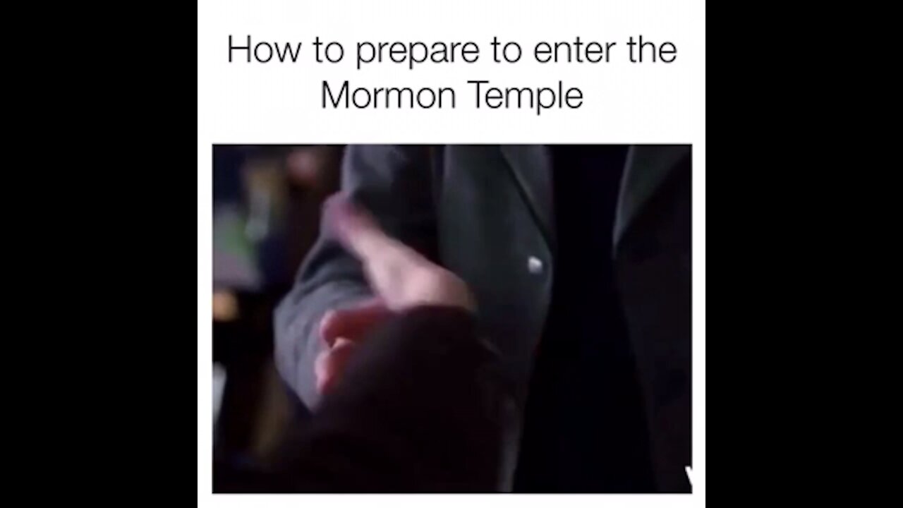 HOW TO PREPARE TO ENTER THE MORMON TEMPLE😂🤣