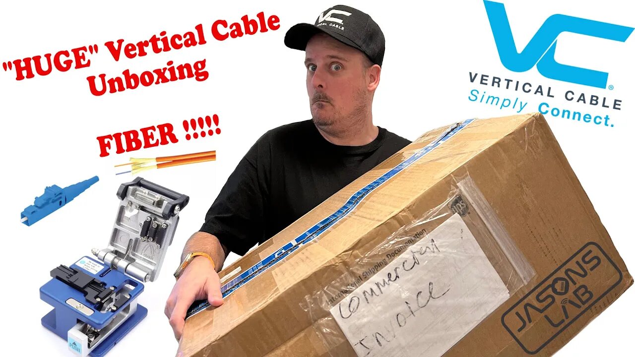 HUGE Vertical Cable Fiber Goodies Un-Boxing !! @Verticalcablecom