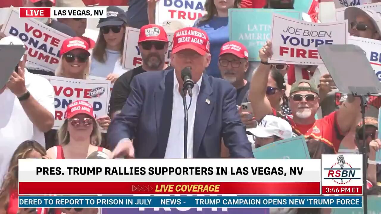 BREAKING: At campaign rally in Las Vegas, Trump announces he will end taxing tips for service worker