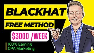 BLACKHAT Free Traffic! CPA Marketing for Beginners, Make Money Online, Affiliate Marketing