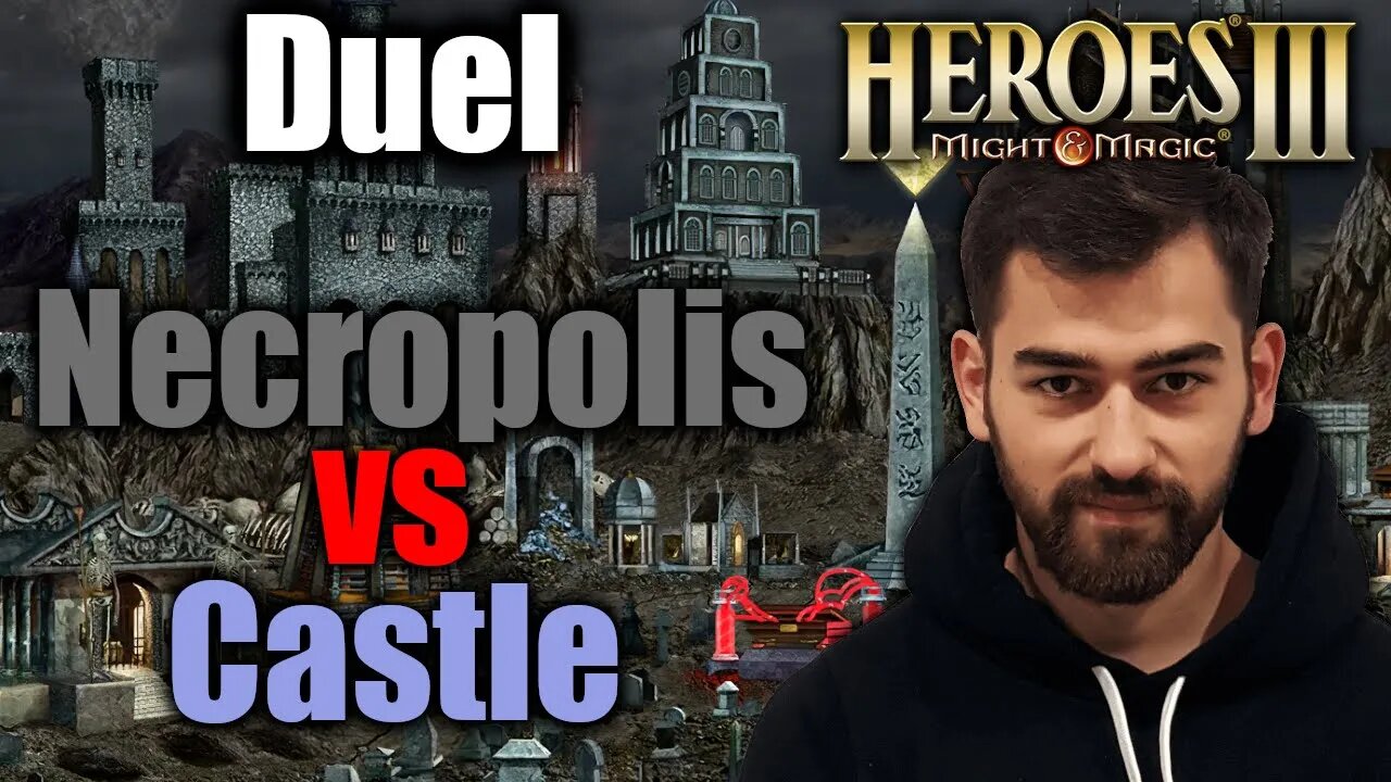 Necropolis vs Castle | Gluhammer Heroes HotA 3 Multiplayer PL