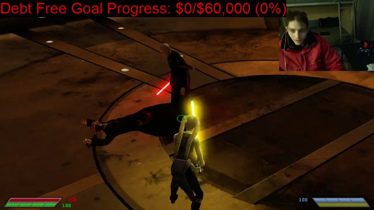 Count Dooku VS Plo Koon In A Battle With Live Commentary In Star Wars Jedi Knight Jedi Academy