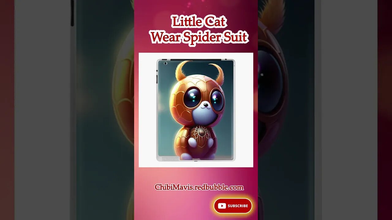 Little Cat Wear Spider Suit #1 #Shorts #Chibimavis #1000subcribers