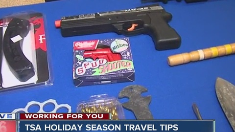 TSA holiday season travel tips