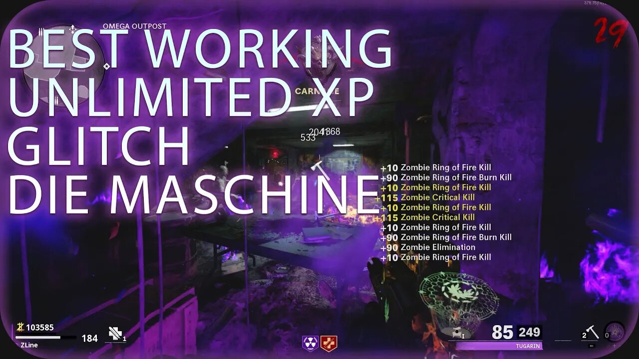 INSANE Working UNLIMITED XP Glitch In DIE MASCHINE | Black Ops Cold War Zombie Glitch