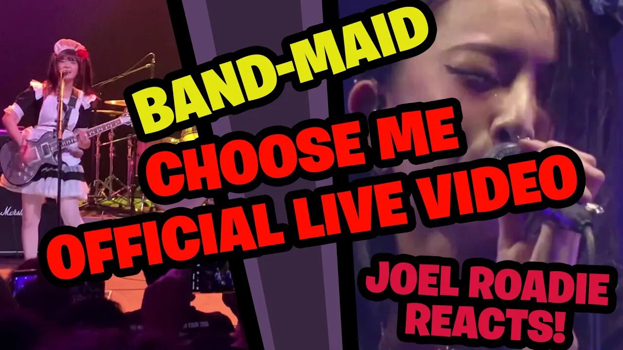 Band-Maid CHOOSE ME Official Live Video World Domination Tour - Roadie Reacts