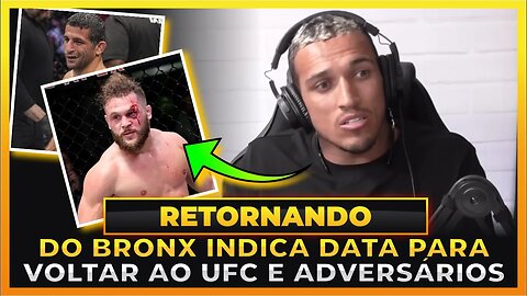 CHARLES DO BRONX INDICA DATA PARA RETORNO AO UFC!