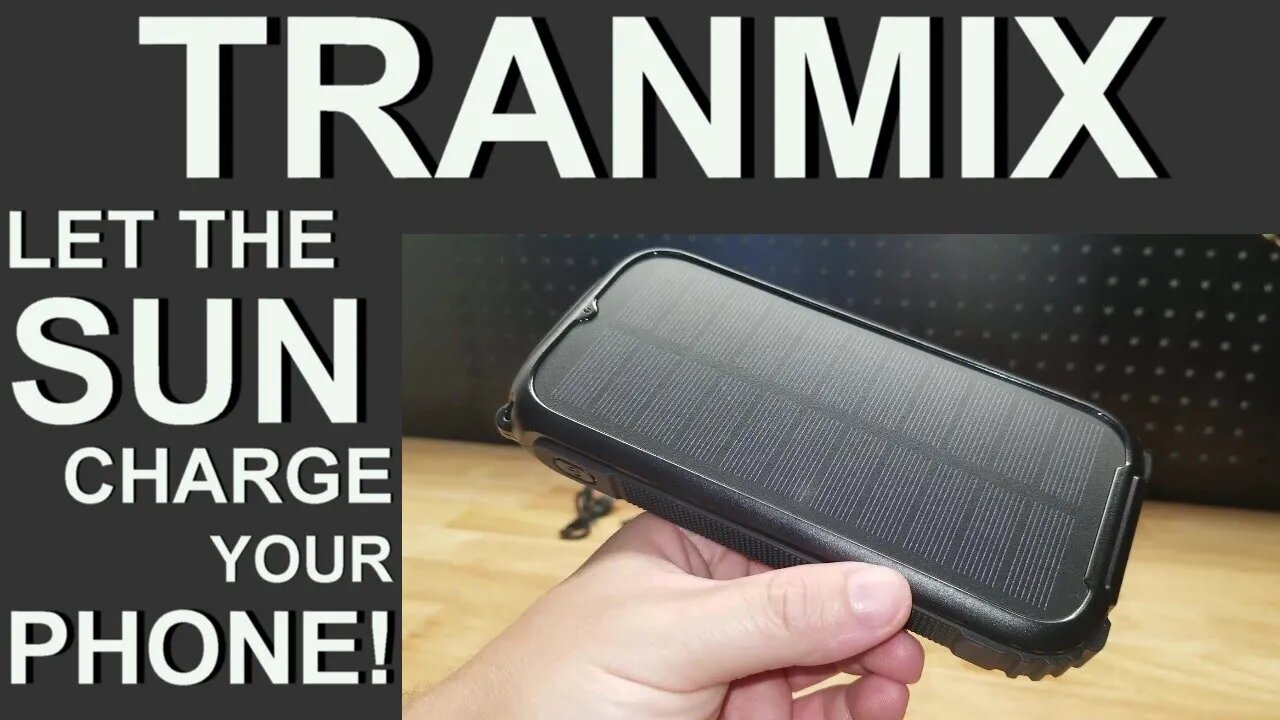 Let The Sun Charge Your Phone With This Tranmix Solar Charger