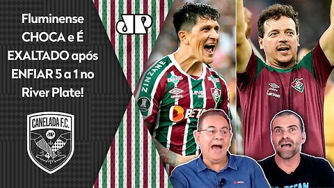 "TEM QUE TIRAR O CHAPÉU! O Fluminense METEU 5 no River Plate! Esse time pra mim..." Fluzão CHOCA!