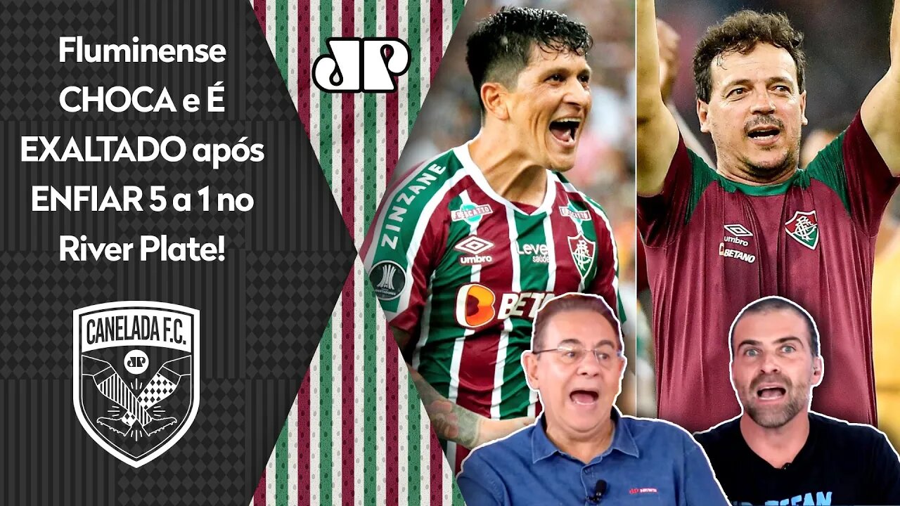 "TEM QUE TIRAR O CHAPÉU! O Fluminense METEU 5 no River Plate! Esse time pra mim..." Fluzão CHOCA!