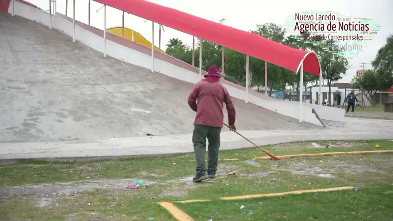 Atienden cuadrillas del Gobierno Municipal espacios públicos tras festejos de pascua