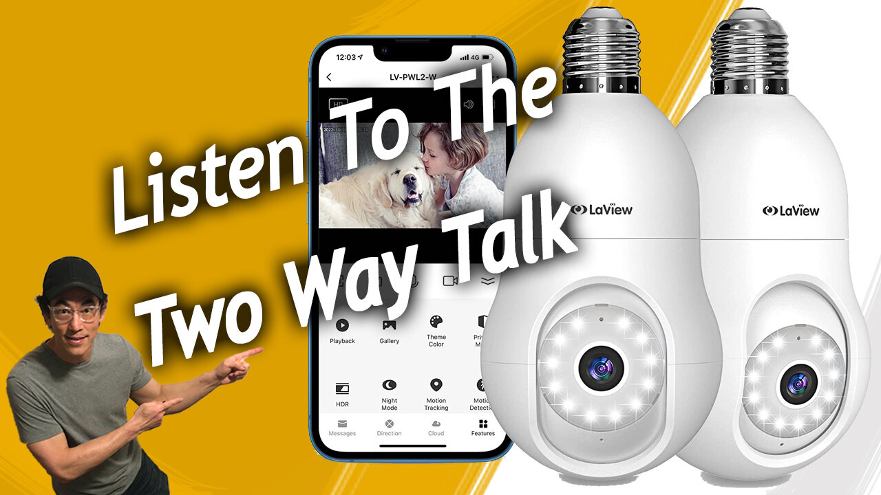 LaView Security Bulb Camera - Quick Look at Two Way Talk, Product Links