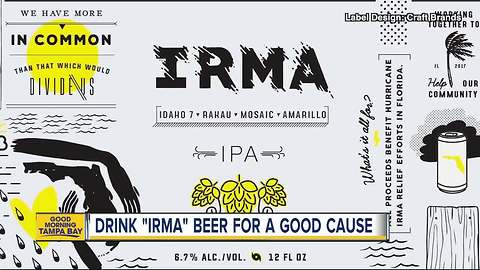 Local breweries team up and create 'IRMA' beer for hurricane relief