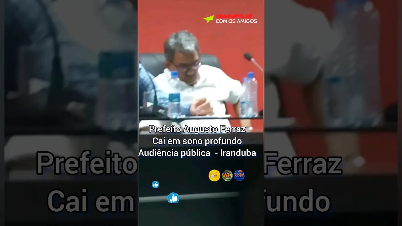 Augusto Ferraz "cai em sono profundo" durante audiência pública em Iranduba