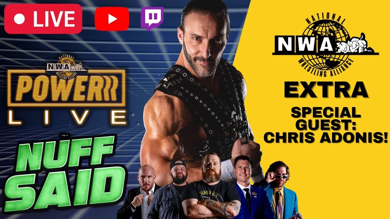 NWA LIVESTREAM | Chris Adonis Joins!