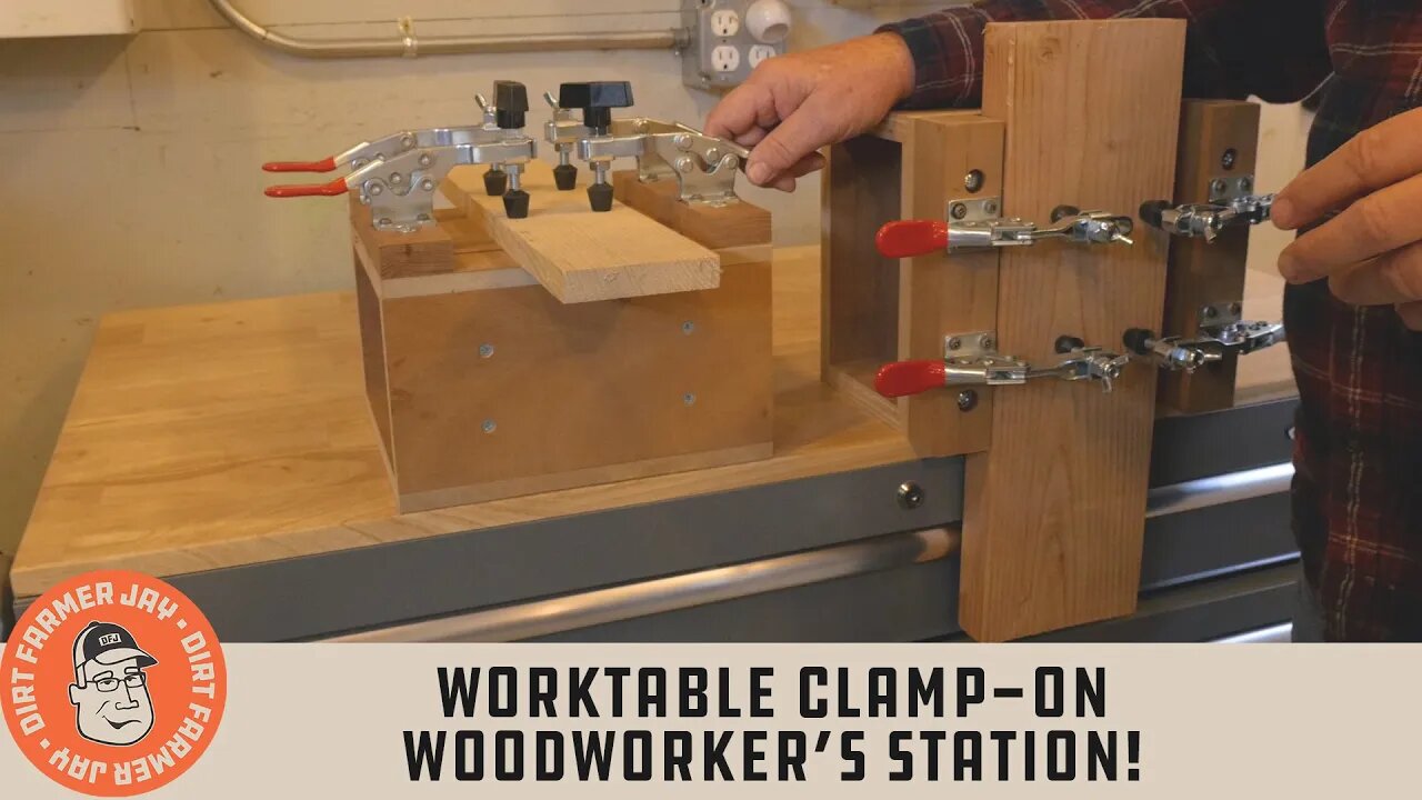 Clamp-On Woodworker’s Station!