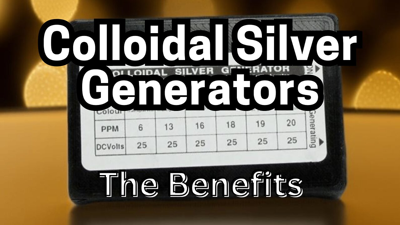 Colloidal Silver Generators