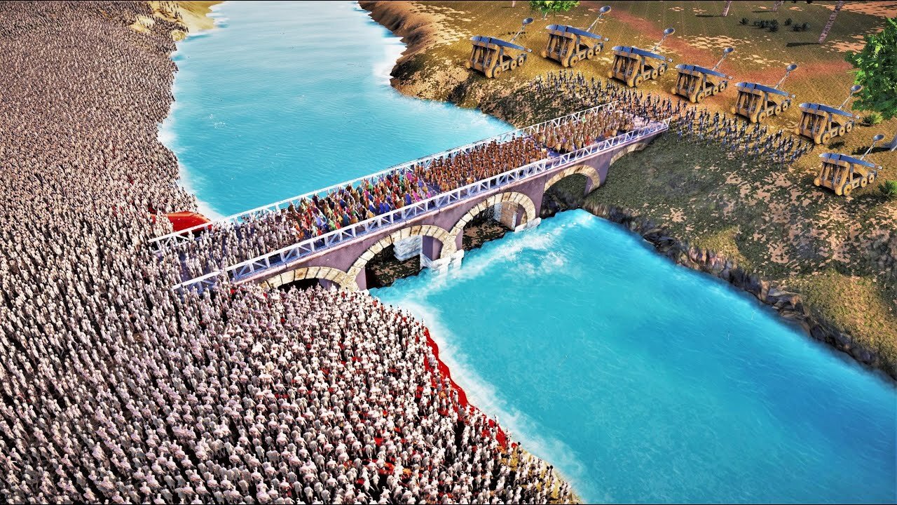 CAN ANCIENT ARMY STOP ZOMBIES FROM CROSSING THE BRIDGE - UEBS 2