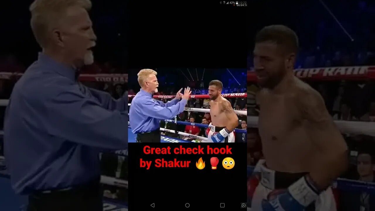 Shakur Stevenson counter check hook KO.