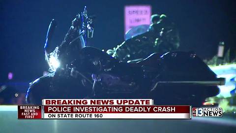 Husband and wife killed in motorcycle crash heading to Las Vegas