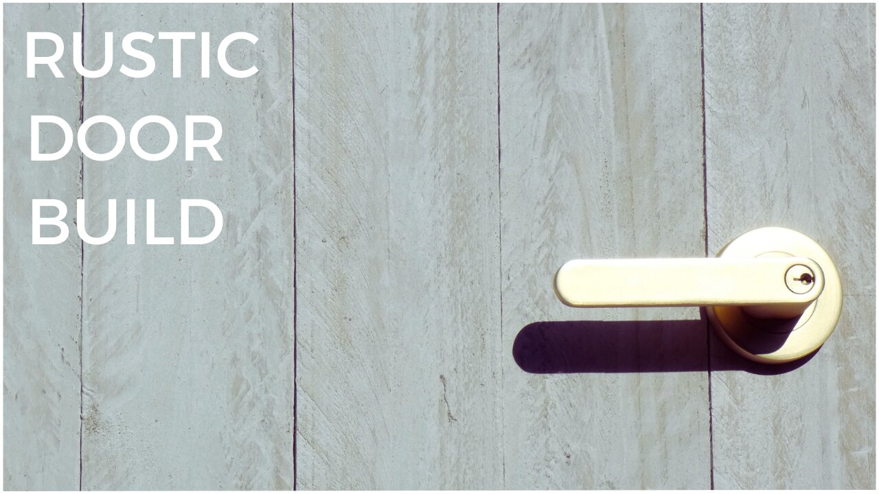 How To Build A Door || Rustic & Whitewashed