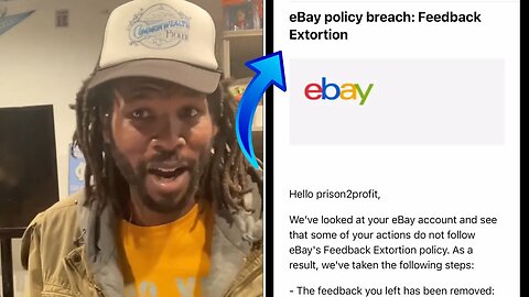 Accused of Feedback Extortion on Ebay