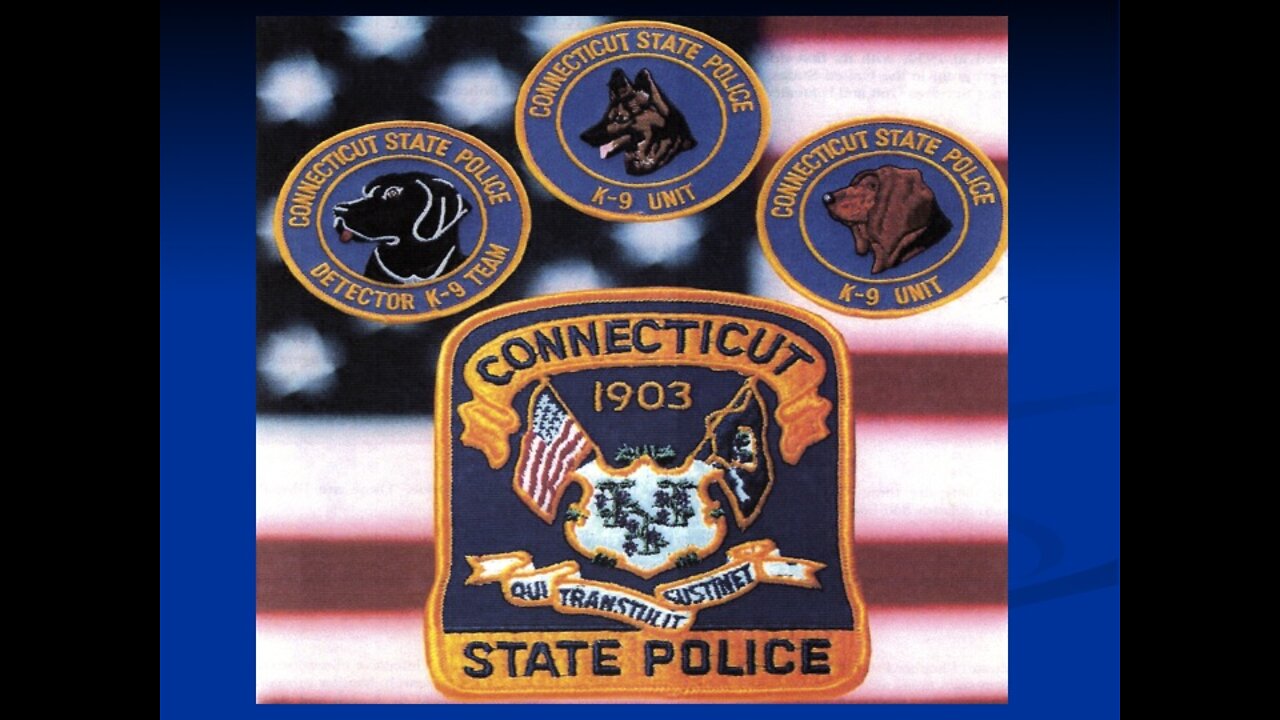 Connecticut State Police 144 th K-9 training Troop