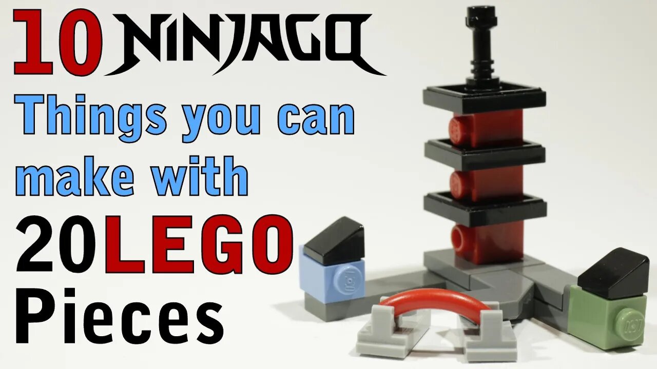 10 Ninjago things you can make with 20 Lego pieces