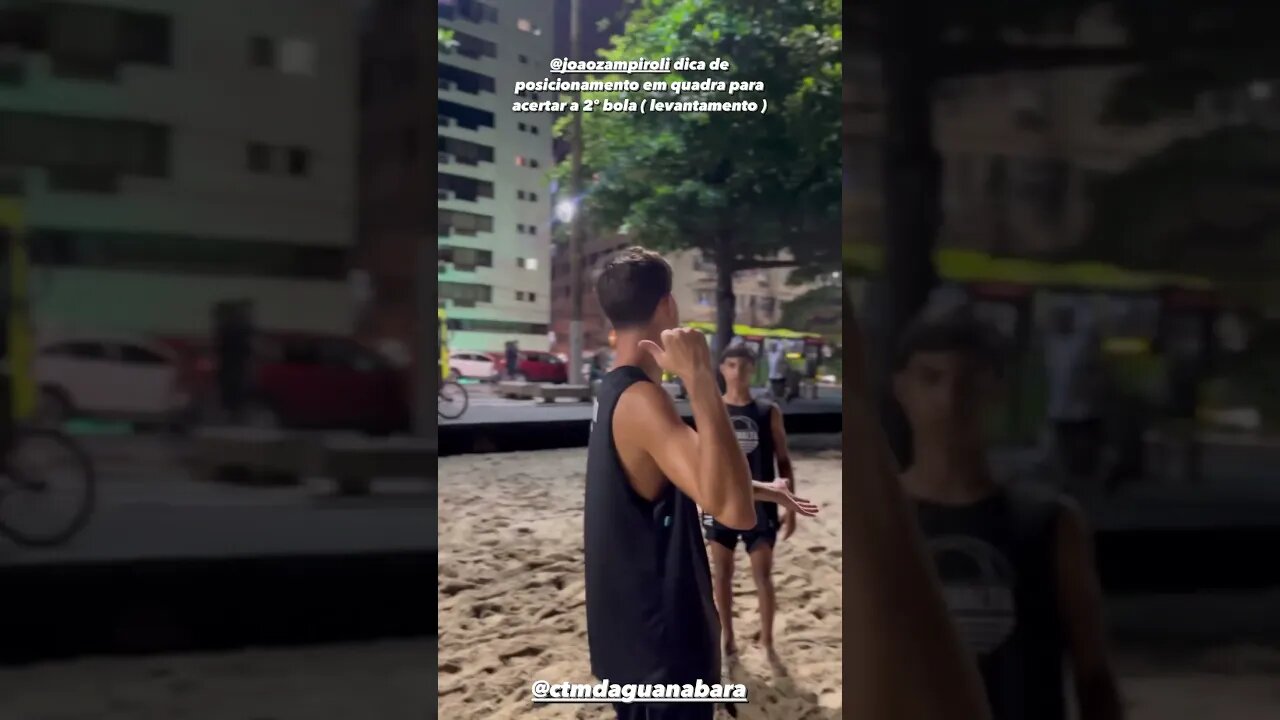 Dica de posicionamento para a levantada #futevolei