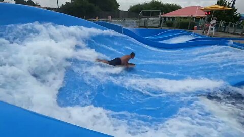 flowrider - Todd - 6 at Soak City, Kings Island