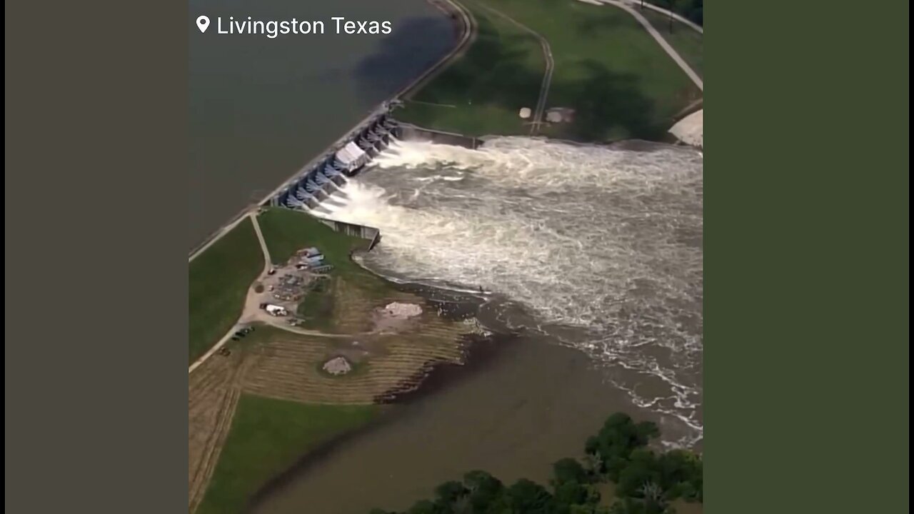 Emergency warning: Lake Livingston Dam spillway is at risk of potential failure