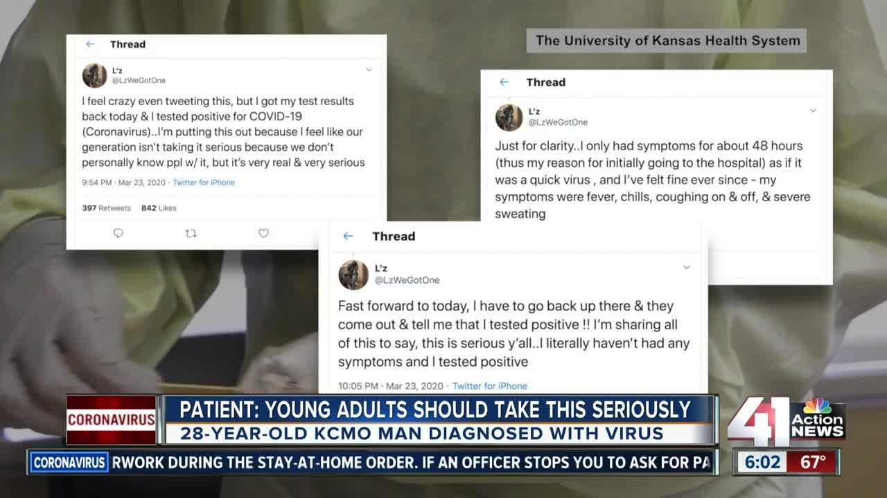 28-year-old Kansas City man tests positive for COVID-19