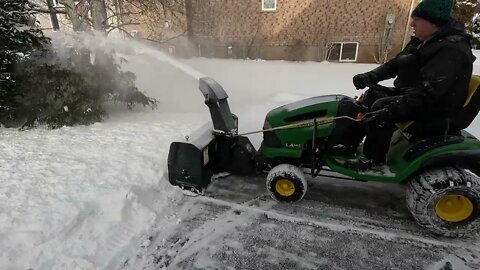 John Deere LA145 44" blower - I love this machine!