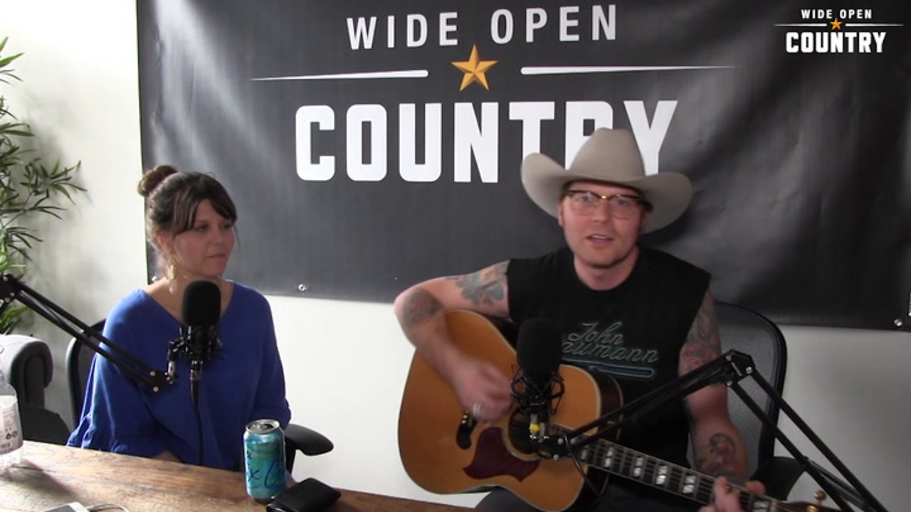 Aaron McDonnell Performs on the Wide Open Country Podcast