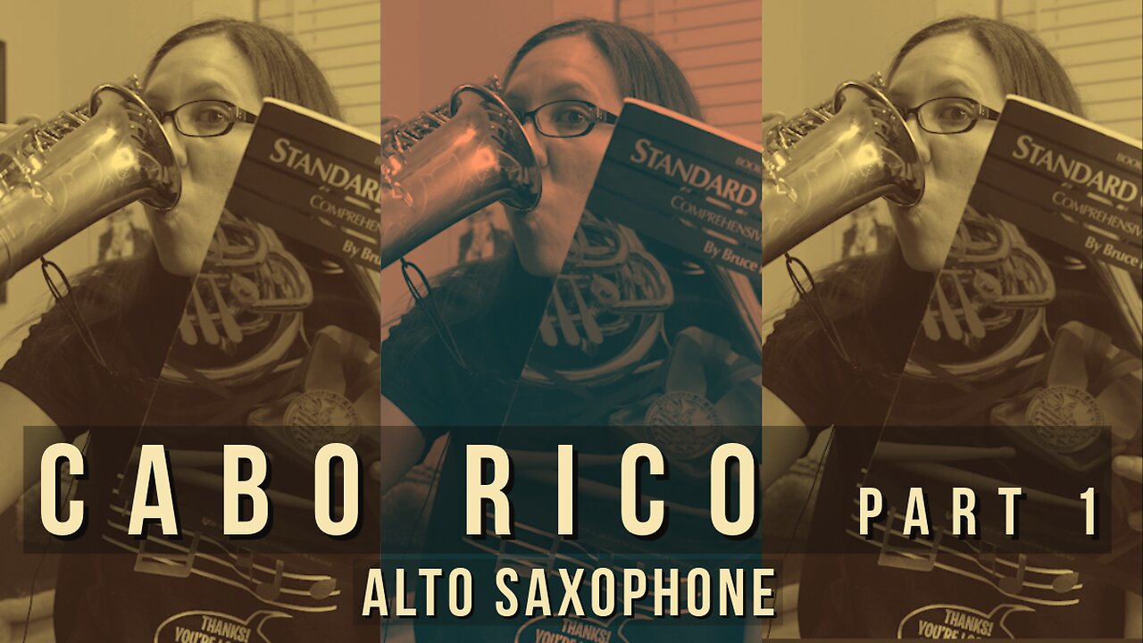 Cabo Rico Part 1 | Standard Of Excellence Alto Sax BOOK 2 | Sax Practice With Me