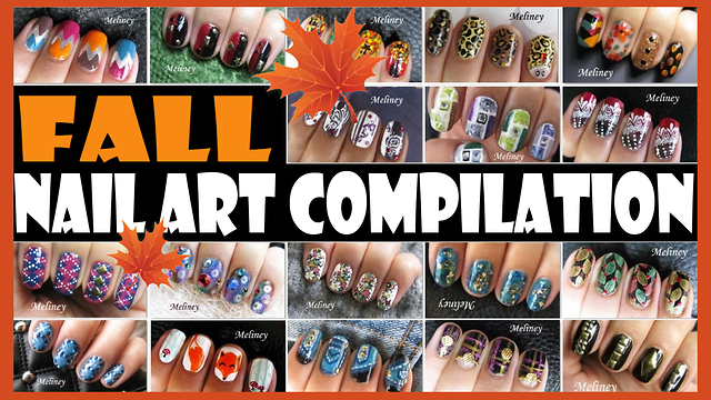 Fall nail art compilation: Meliney how-to autumn design tutorials