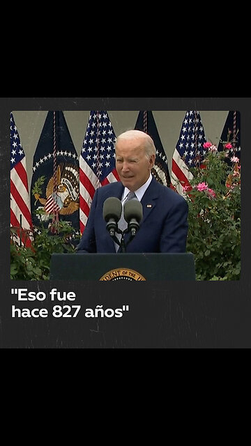 “Eso fue hace 827 años”: Biden bromea sobre su edad y su carrera política