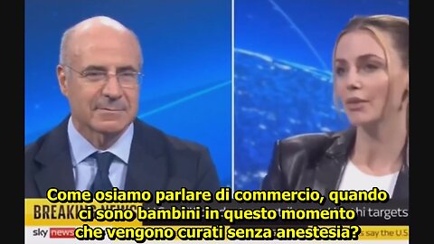 La giornalista Myriam François risponde a Yalda Hakim di Sky News sul blocco Houthi