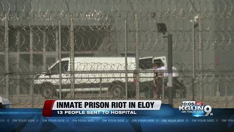Thirteen injured during riot at Red Rock Correctional Center in Eloy