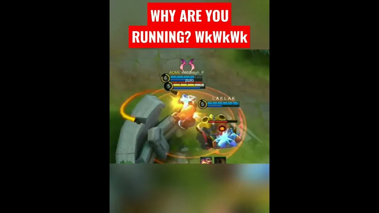 WHY ARE YOU RUNNING? #mobilelegend #mlbb #mobilelegendsadventure #filipinohero #ml #lapulapu