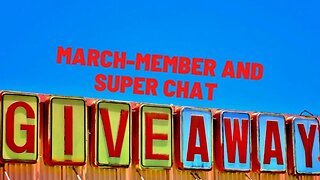 MARCH 2022 MEMBER GIVEAWAY!!!