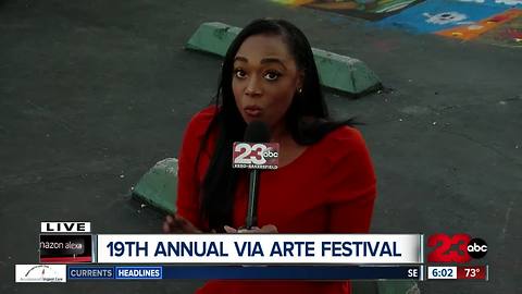 Alicia tries her hand at art