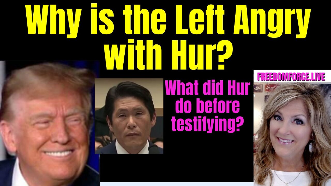 Why is Left Angry with Hur? RNC, TIKTOK, Boeing 3-12-24