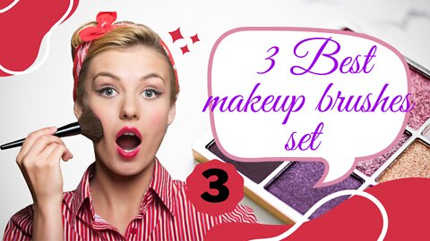 3 Best makeup brushes set || #Shorts3 #beauty tech #makeup #brushes #makeup_set