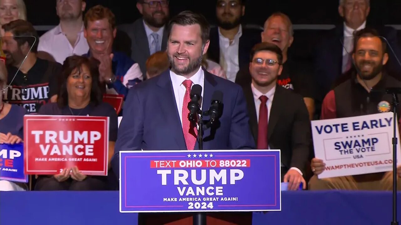 Live: GOP vice presidential candidate JD Vance holds a campaign rally in Radford, Va.