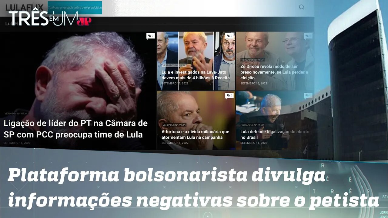 TSE nega pedido do PT para tirar site "Lula Flix" do ar